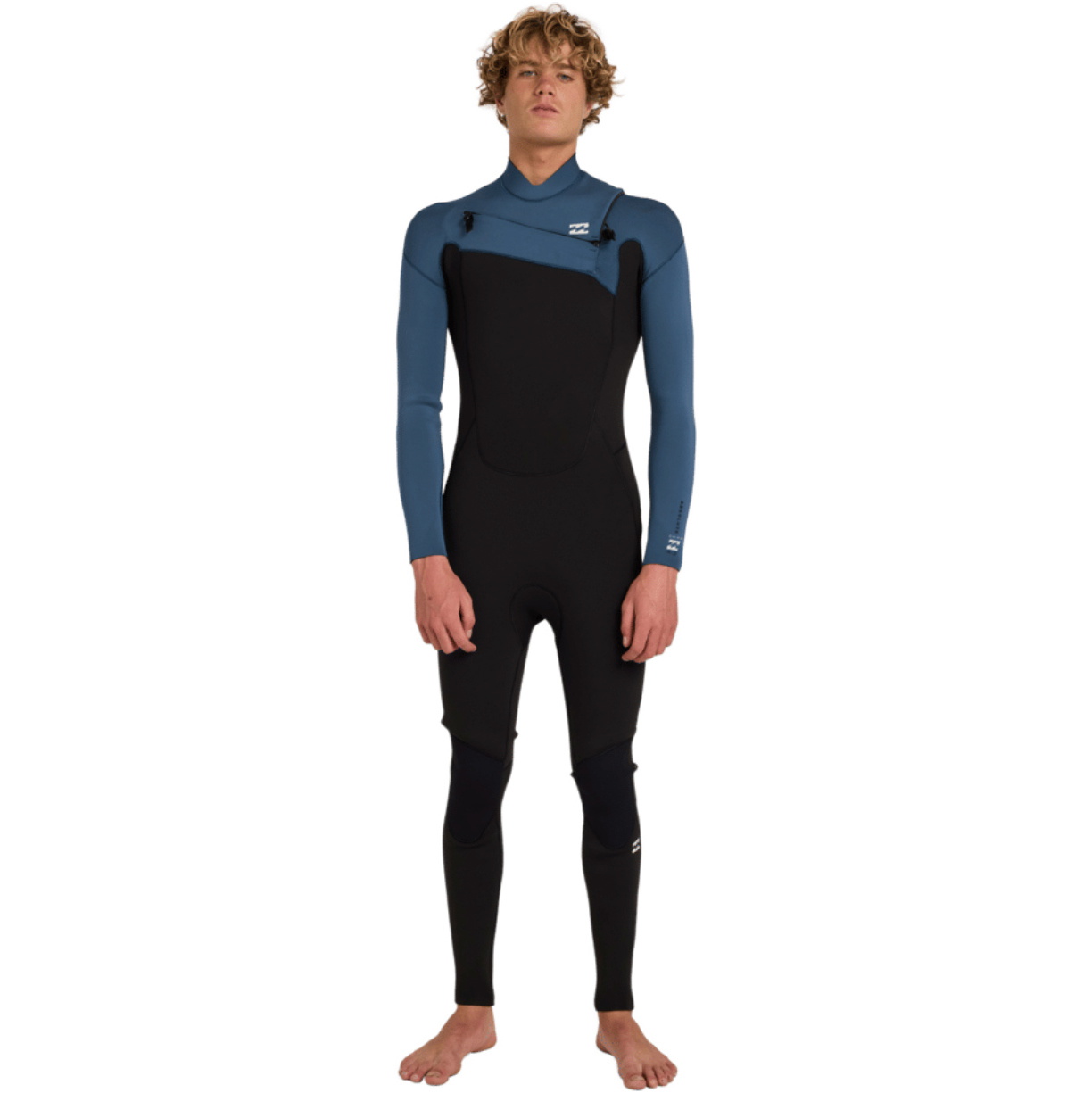 2026 Billabong Mens Absolute Core 4/3mm Chest Zip Wetsuit ABYW100294 - Dark Denim